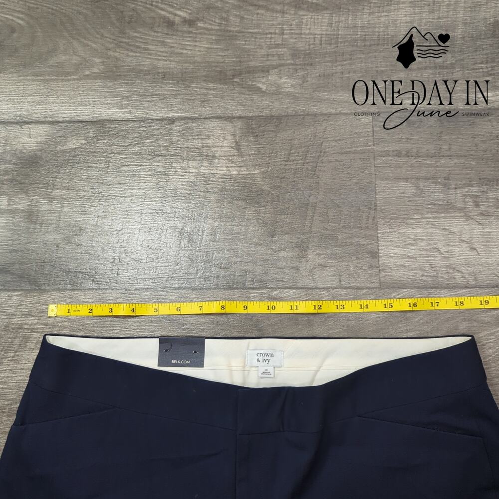 Crown & Ivy Cropped Dress Pants Size 16 - Picture 4 of 8